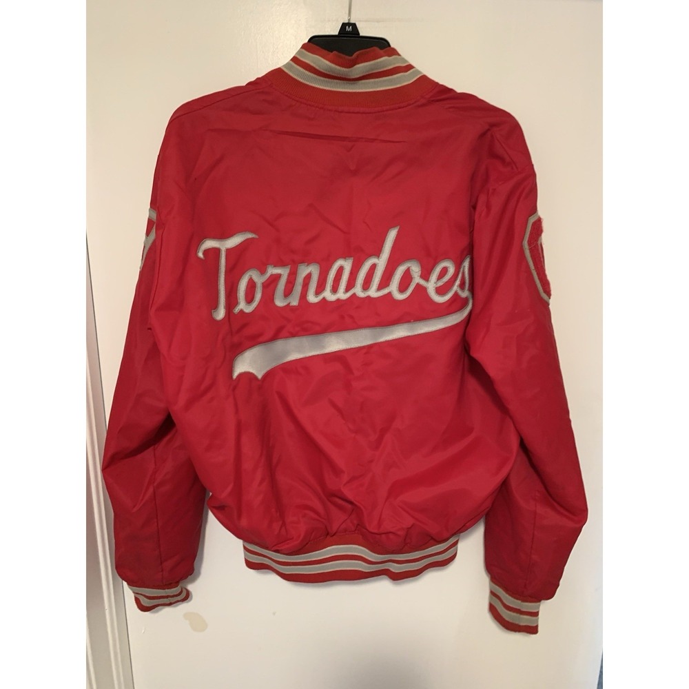 Vintage Tornadoes Cheerleading Jacket Size Med